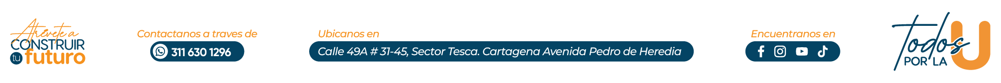 Barra Medios Experiencia Unitecnar